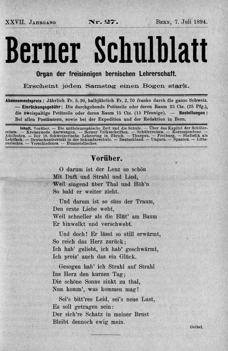 Buchumschlag - Heft 27