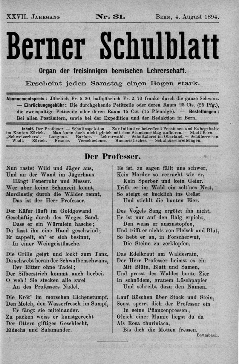 Buchumschlag - Heft 31