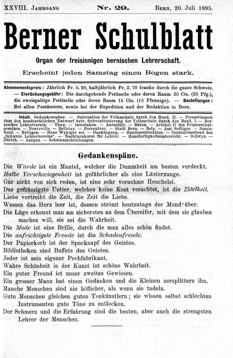 Buchumschlag - Heft 29