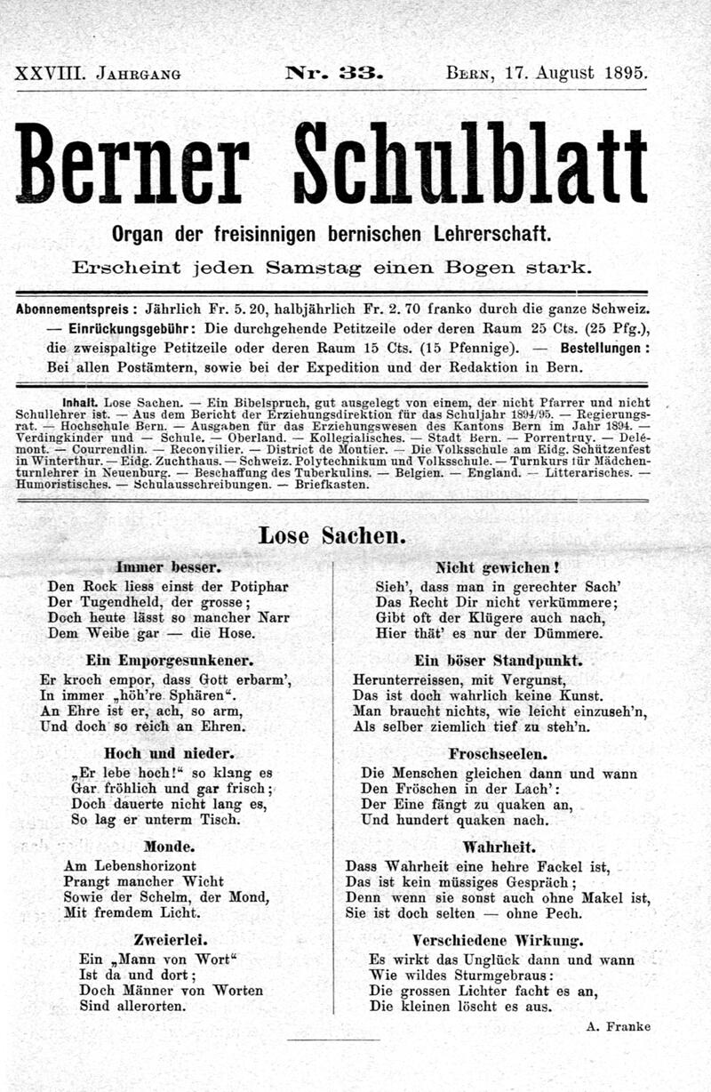 Buchumschlag - Heft 33
