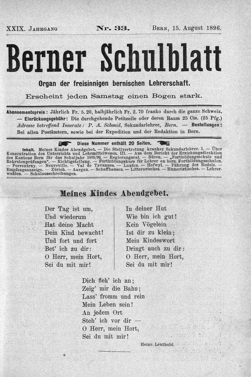 Buchumschlag - Heft 33