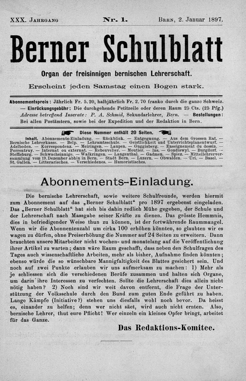 Buchumschlag - Heft 1