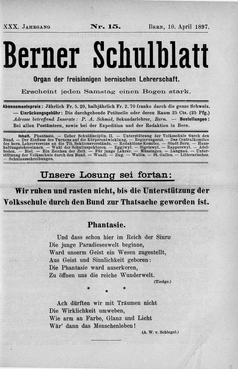 Buchumschlag - Heft 15