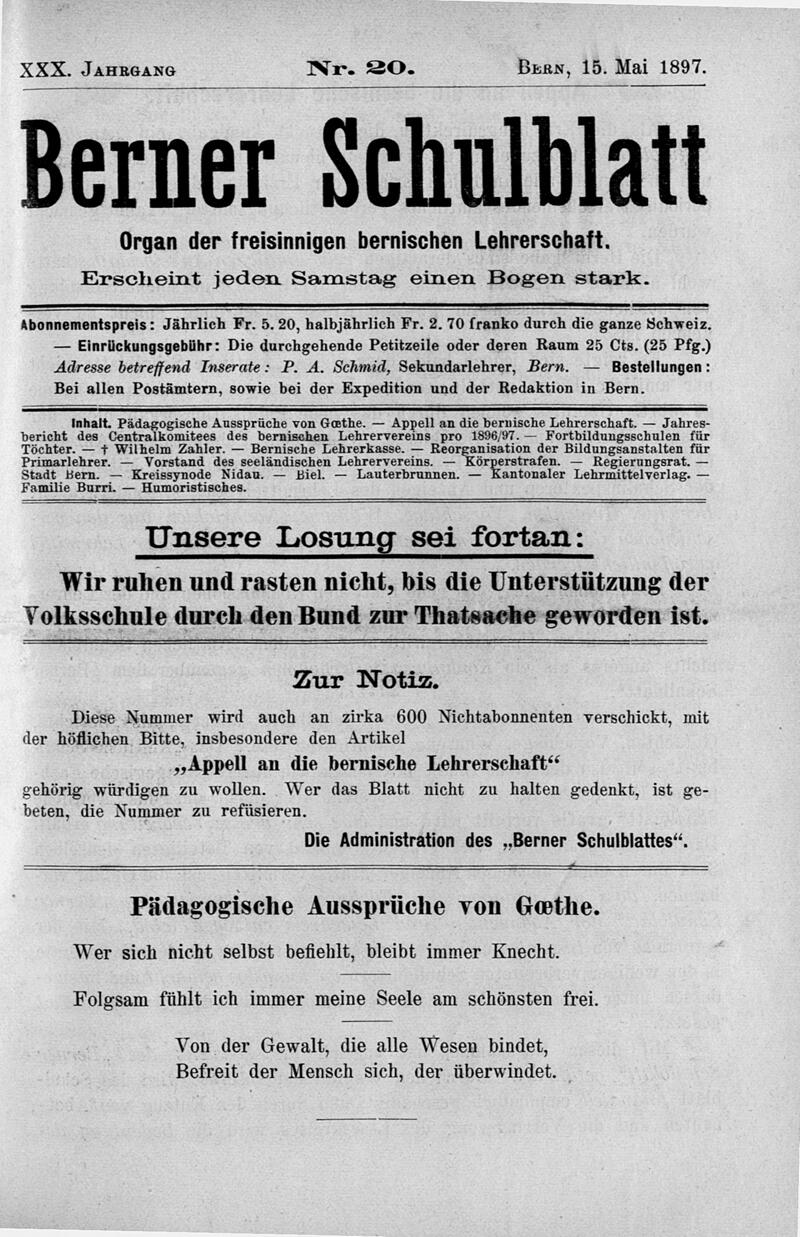 Buchumschlag - Heft 20