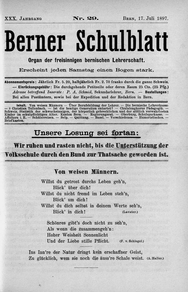 Buchumschlag - Heft 29