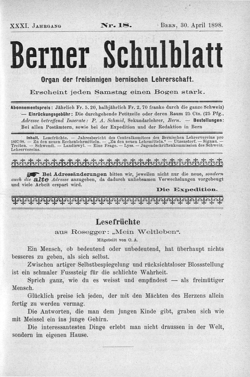 Buchumschlag - Heft 18