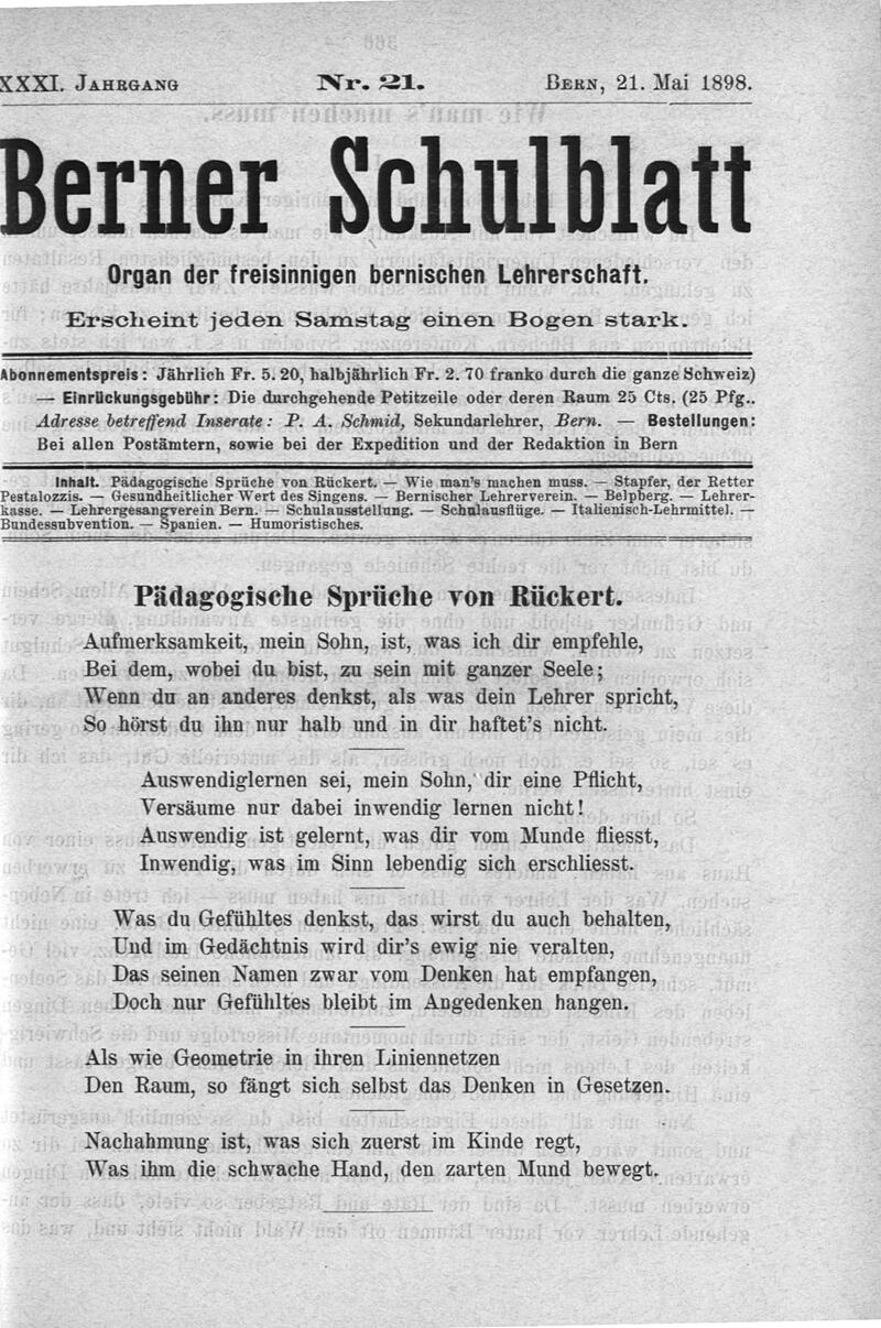 Buchumschlag - Heft 21