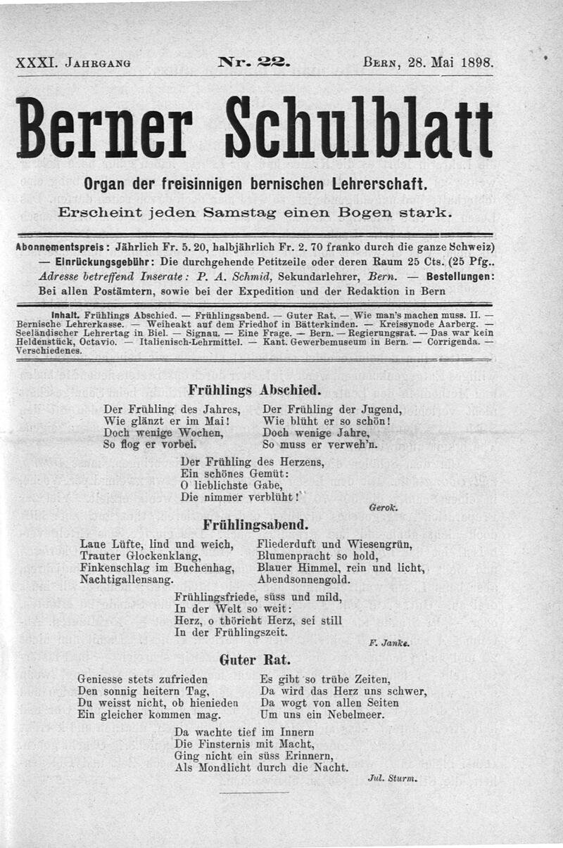 Buchumschlag - Heft 22