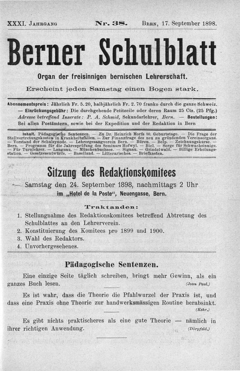 Buchumschlag - Heft 38