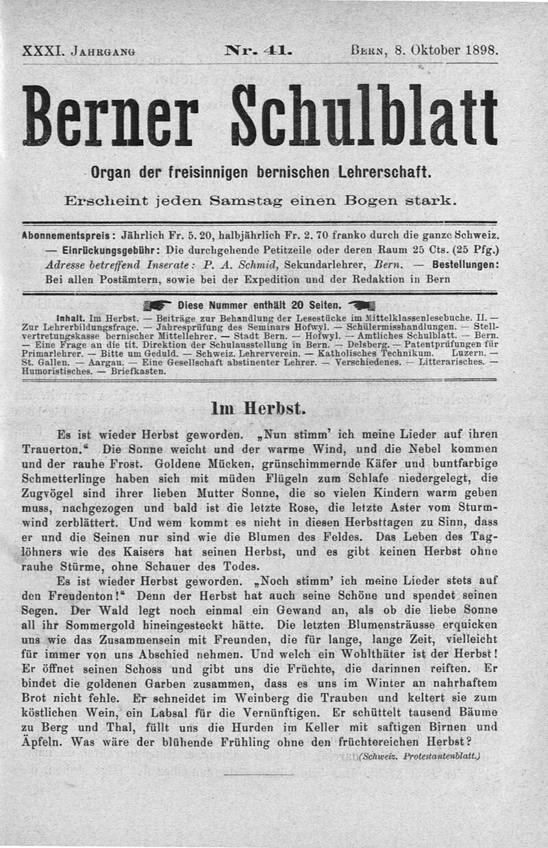 Buchumschlag - Heft 41