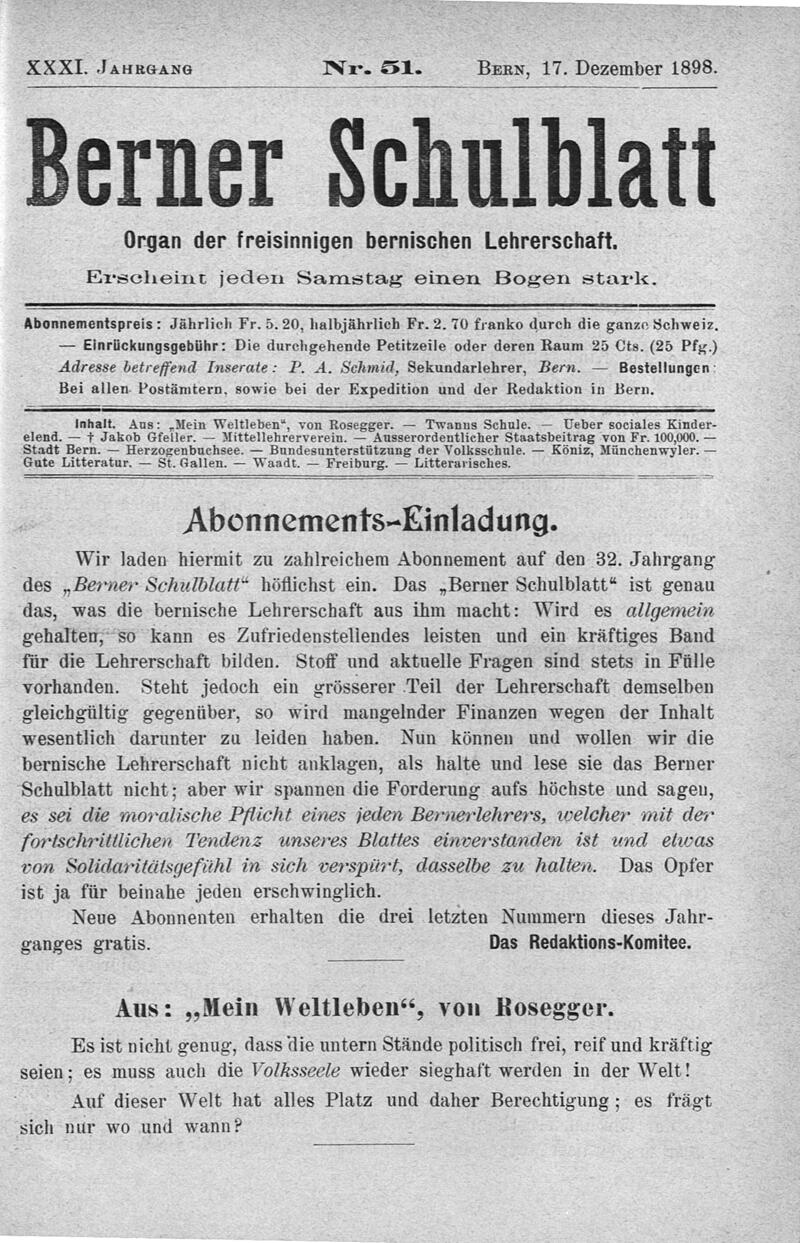 Buchumschlag - Heft 51