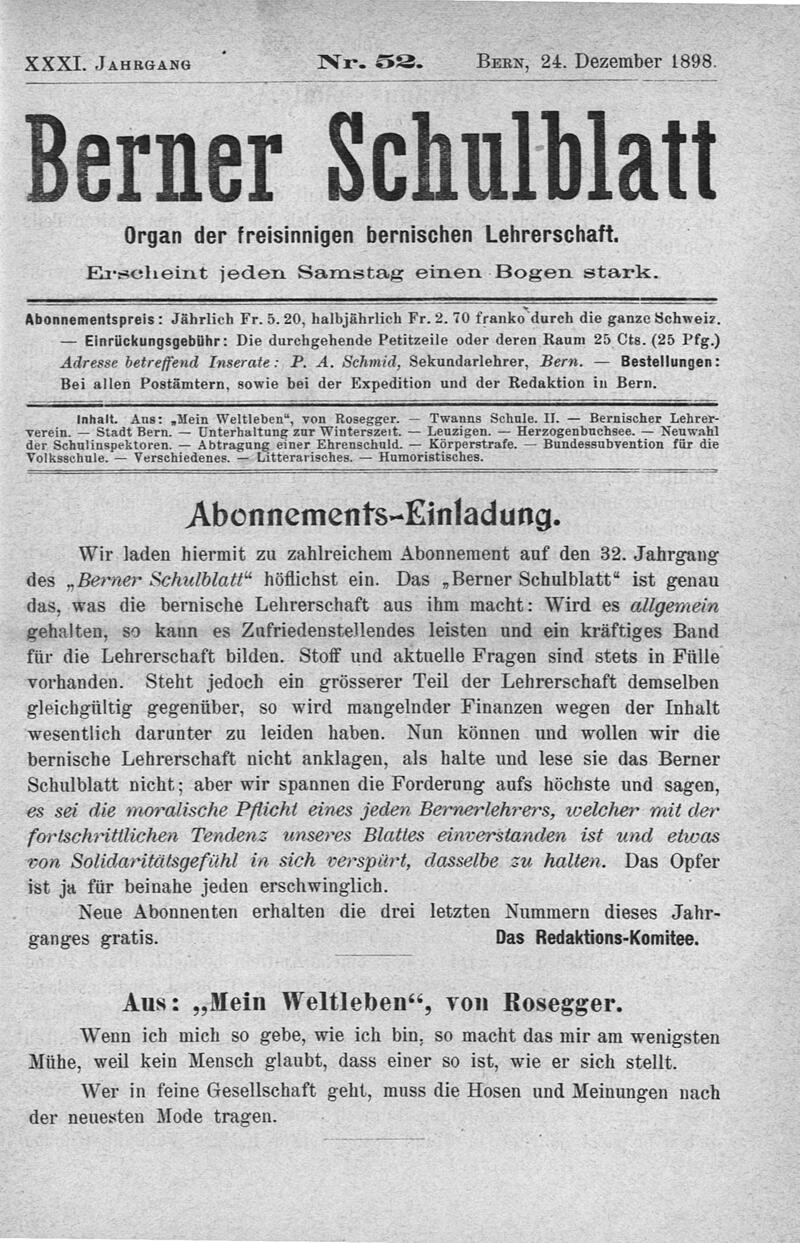 Buchumschlag - Heft 52