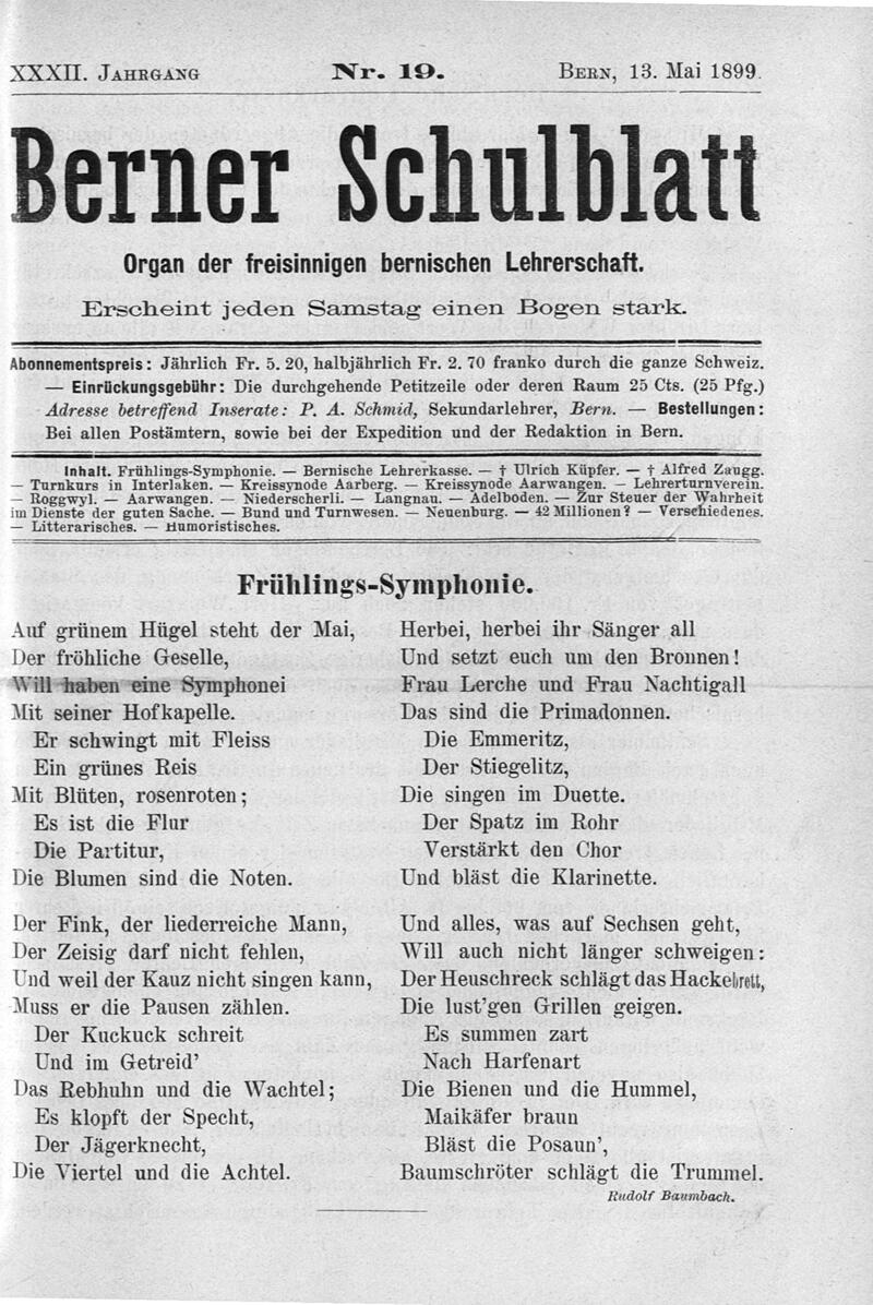Buchumschlag - Heft 19