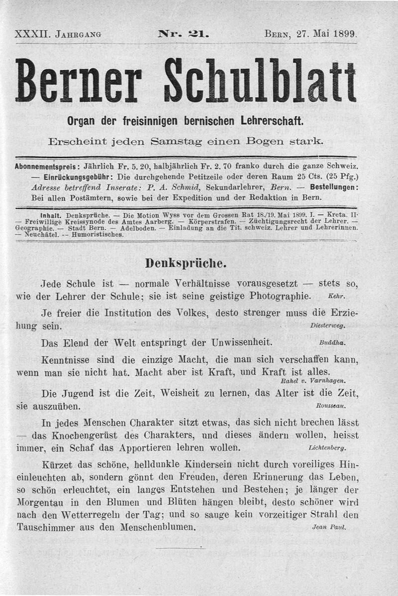 Buchumschlag - Heft 21