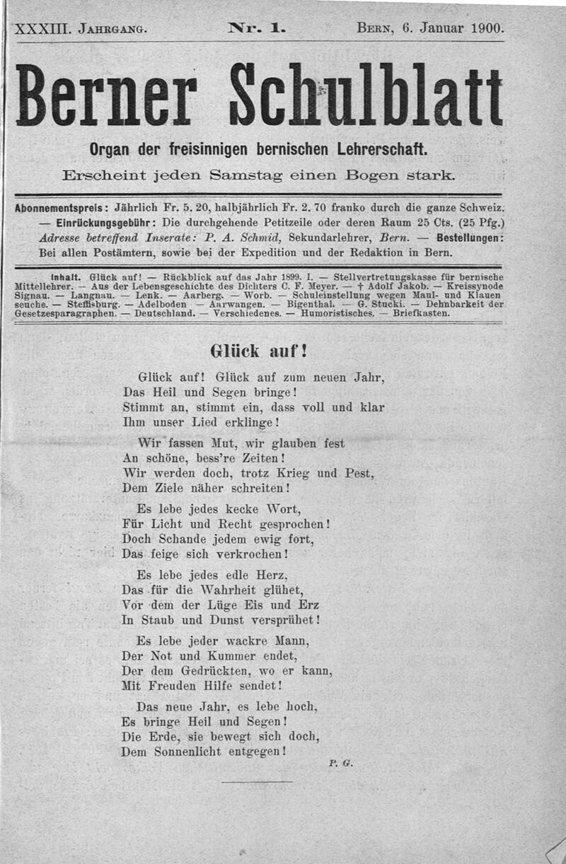 Buchumschlag - Heft 1