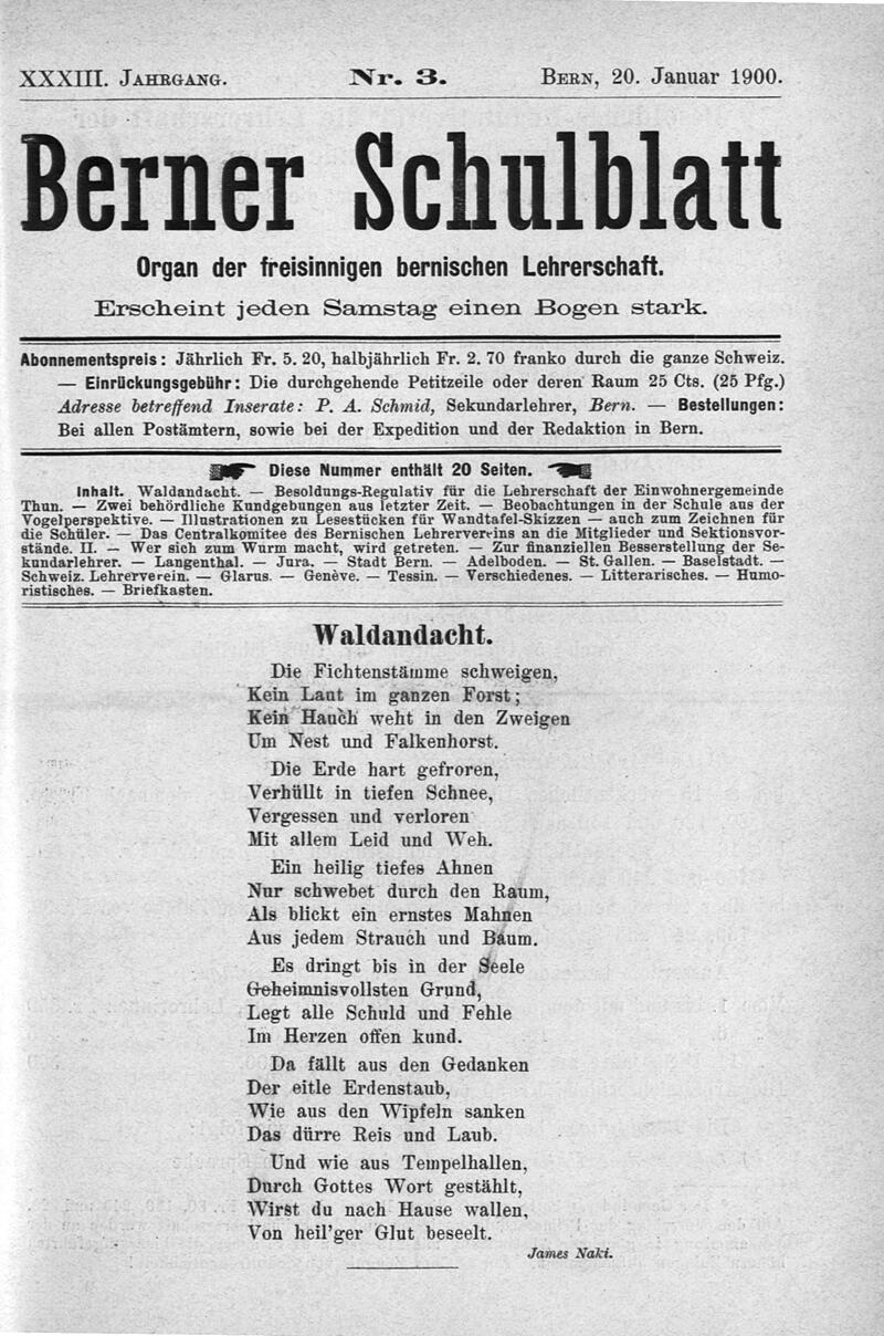 Buchumschlag - Heft 3