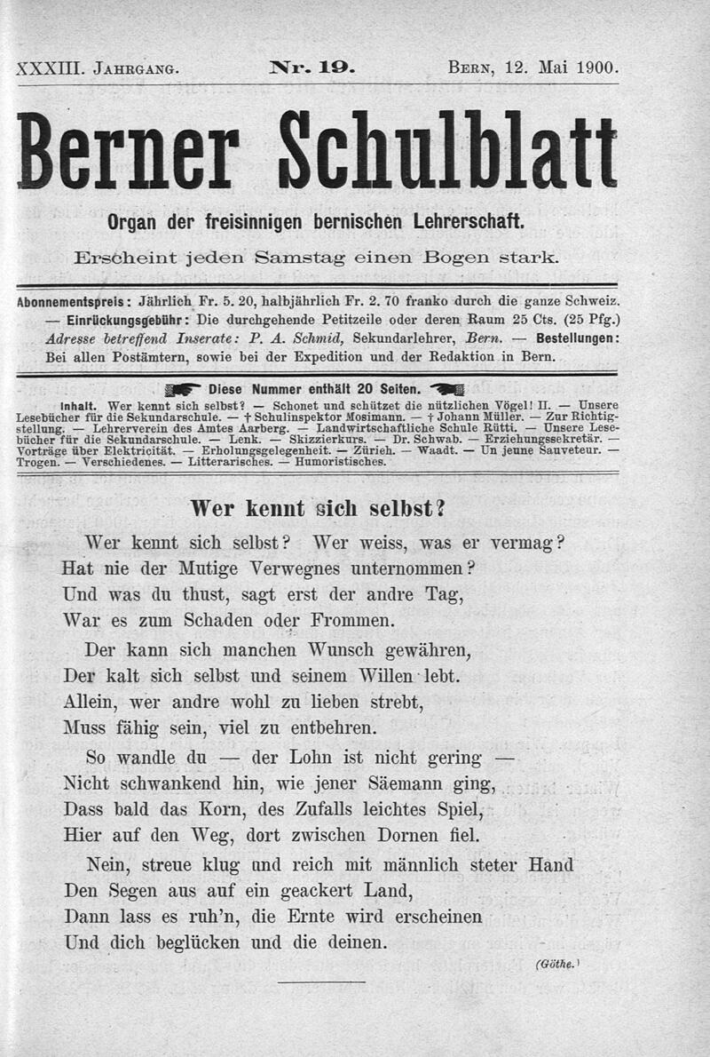 Buchumschlag - Heft 19