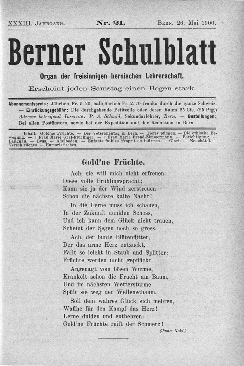 Buchumschlag - Heft 21