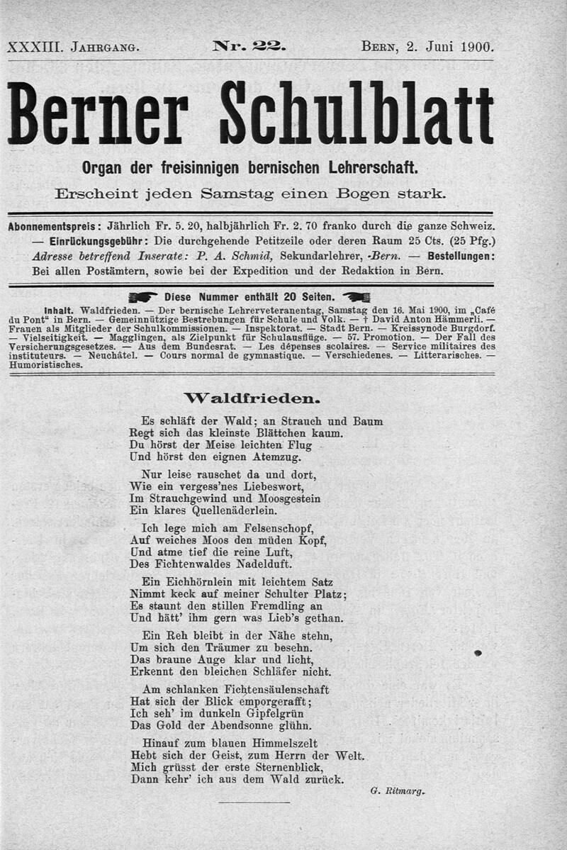 Buchumschlag - Heft 22