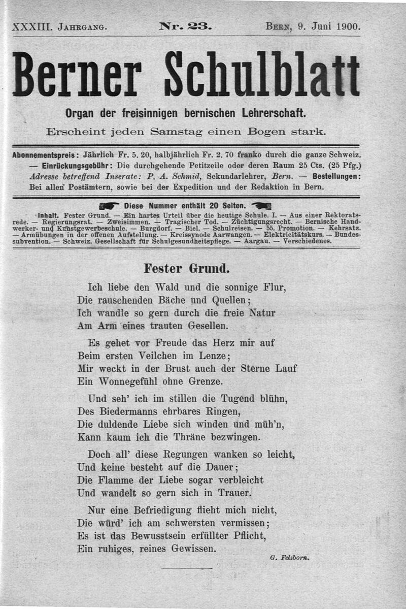 Buchumschlag - Heft 23