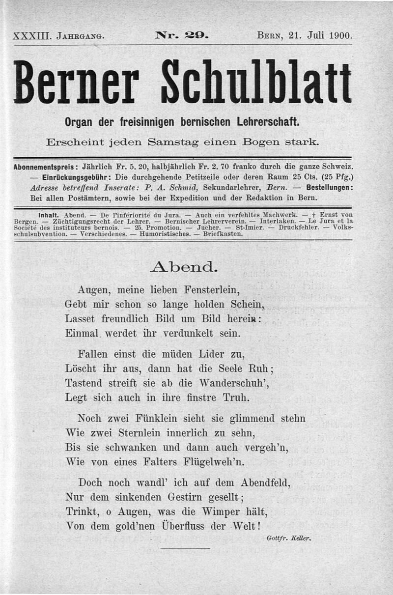 Buchumschlag - Heft 29