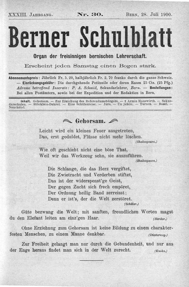 Buchumschlag - Heft 30