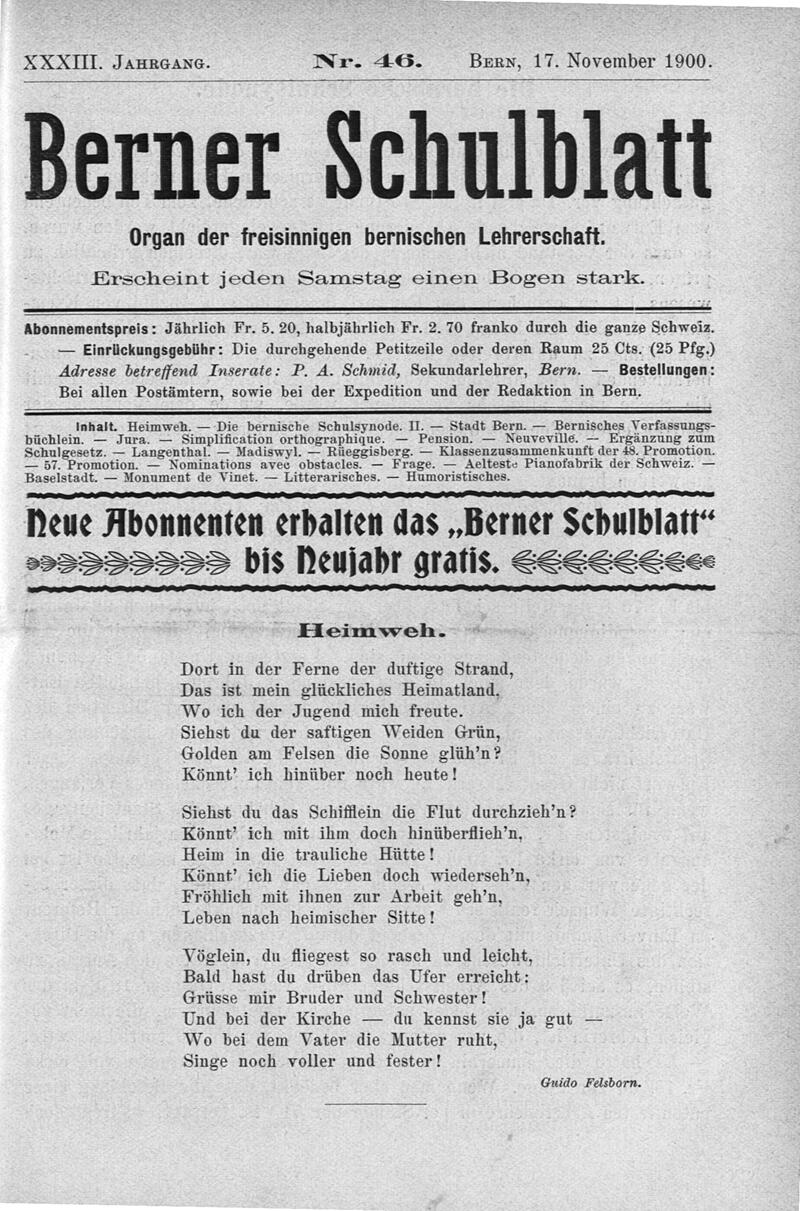 Buchumschlag - Heft 46