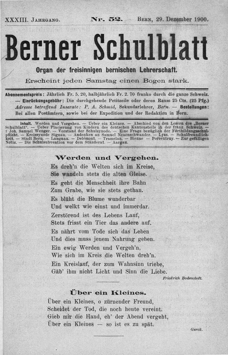 Buchumschlag - Heft 52
