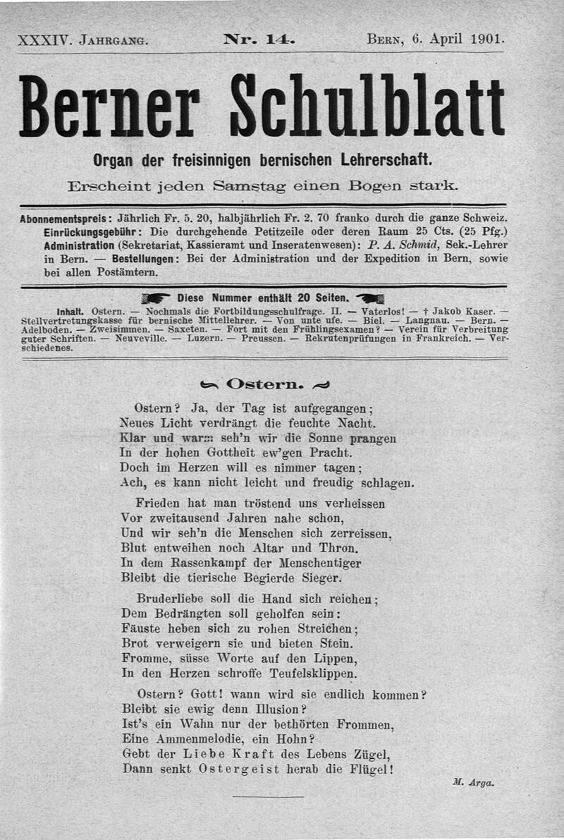 Buchumschlag - Heft 14