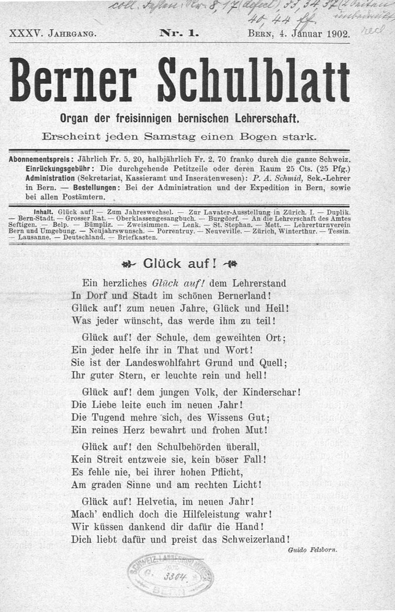 Buchumschlag - Heft 1