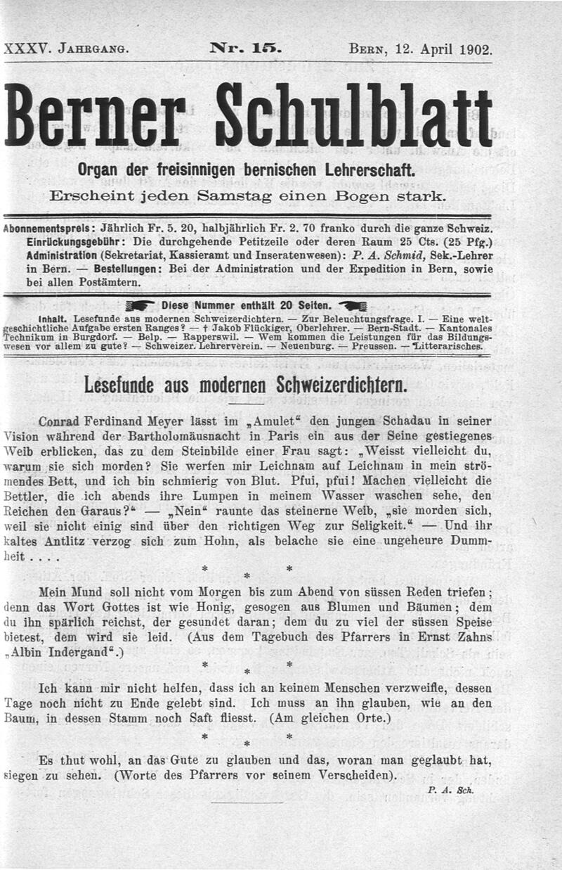 Buchumschlag - Heft 15
