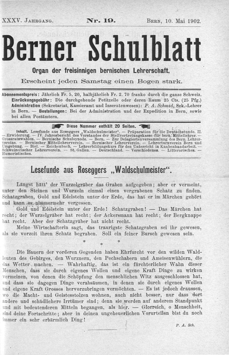 Buchumschlag - Heft 19