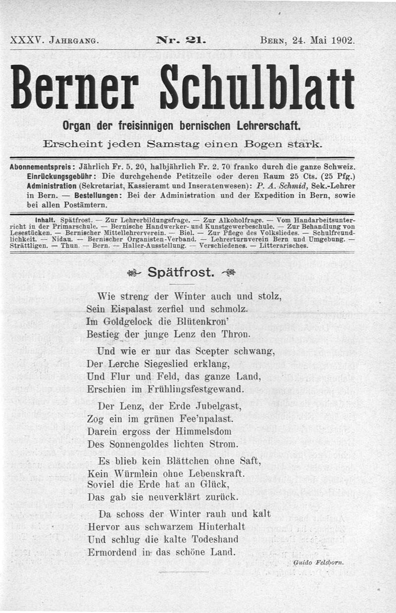 Buchumschlag - Heft 21