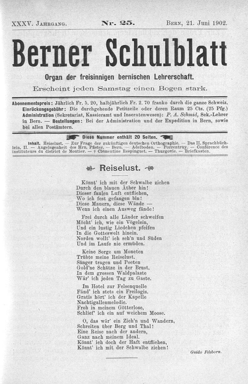 Buchumschlag - Heft 25