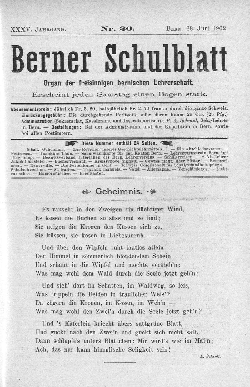 Buchumschlag - Heft 26