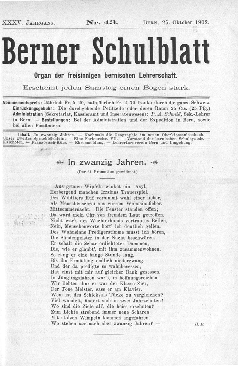 Buchumschlag - Heft 43