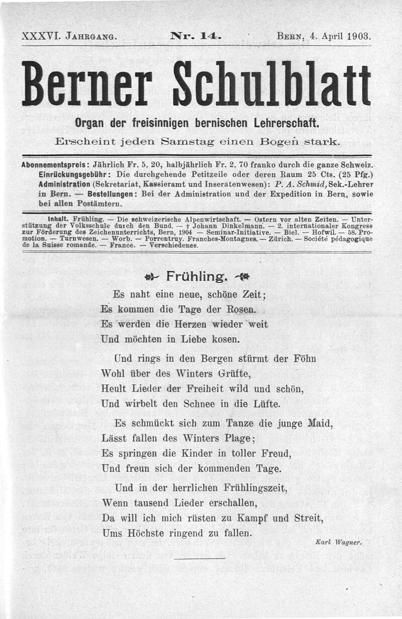 Buchumschlag - Heft 14