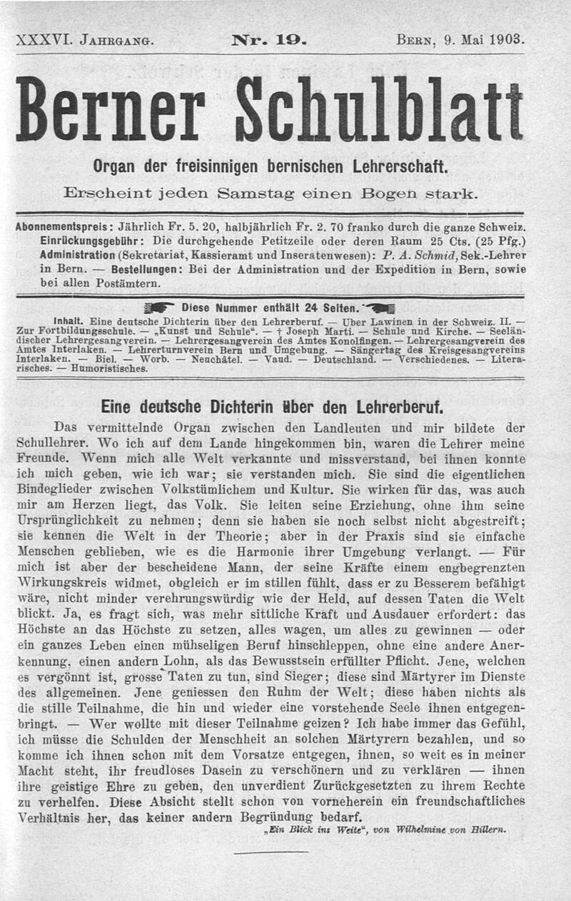 Buchumschlag - Heft 19