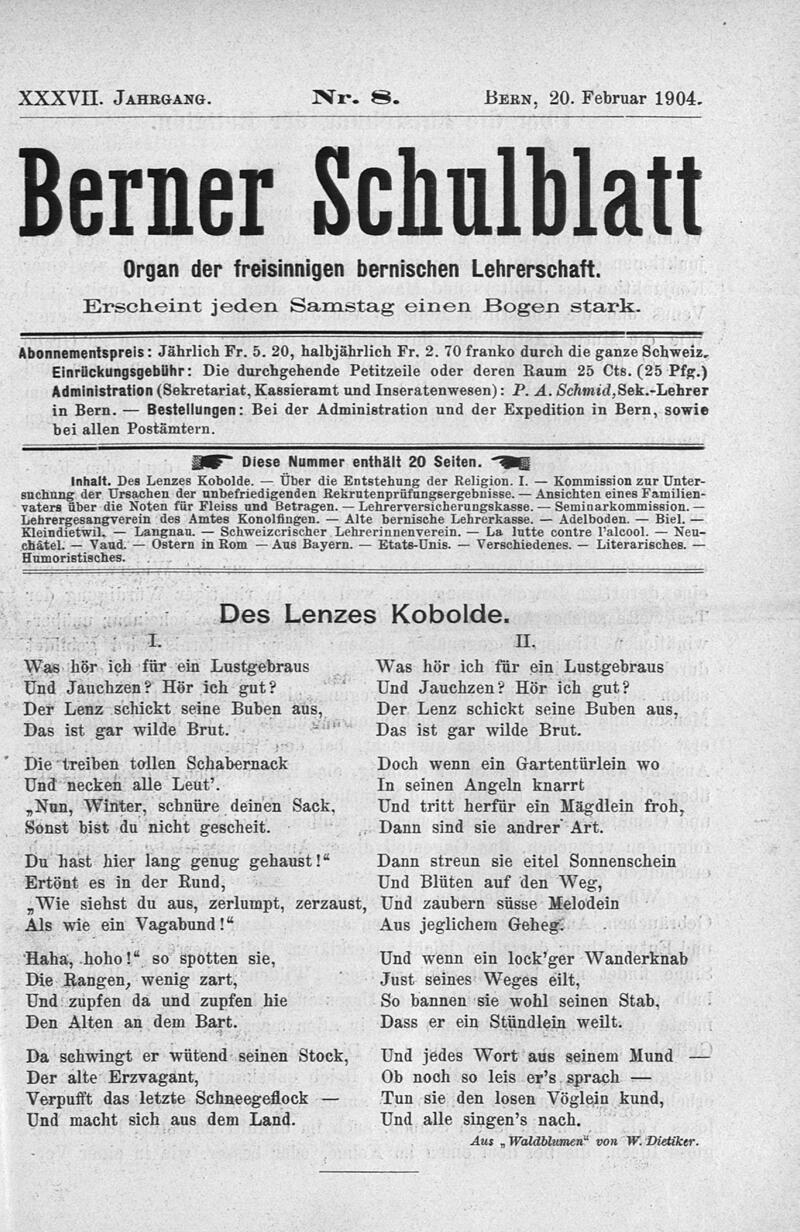 Buchumschlag - Heft 8