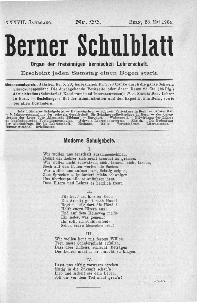 Buchumschlag - Heft 22