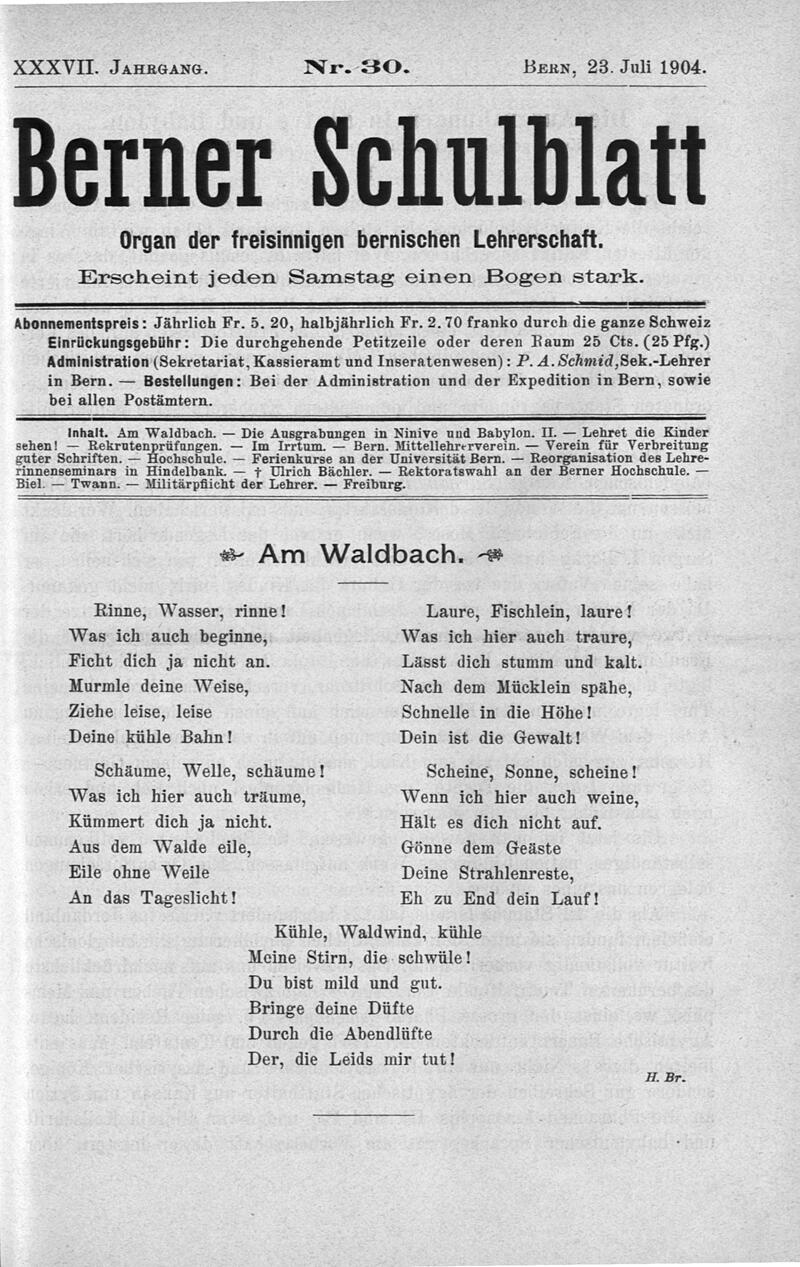 Buchumschlag - Heft 30