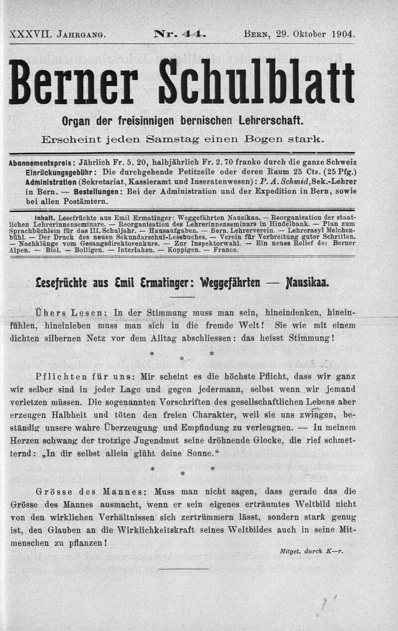 Buchumschlag - Heft 44