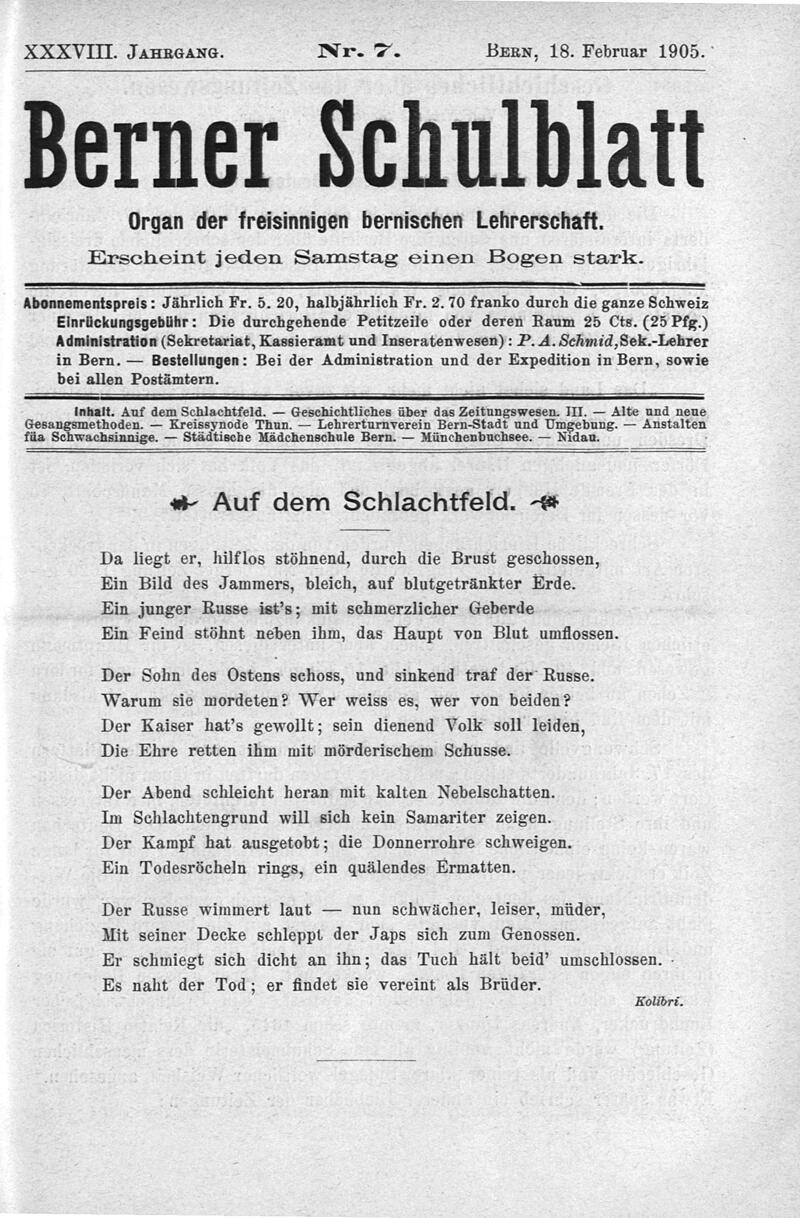 Buchumschlag - Heft 7