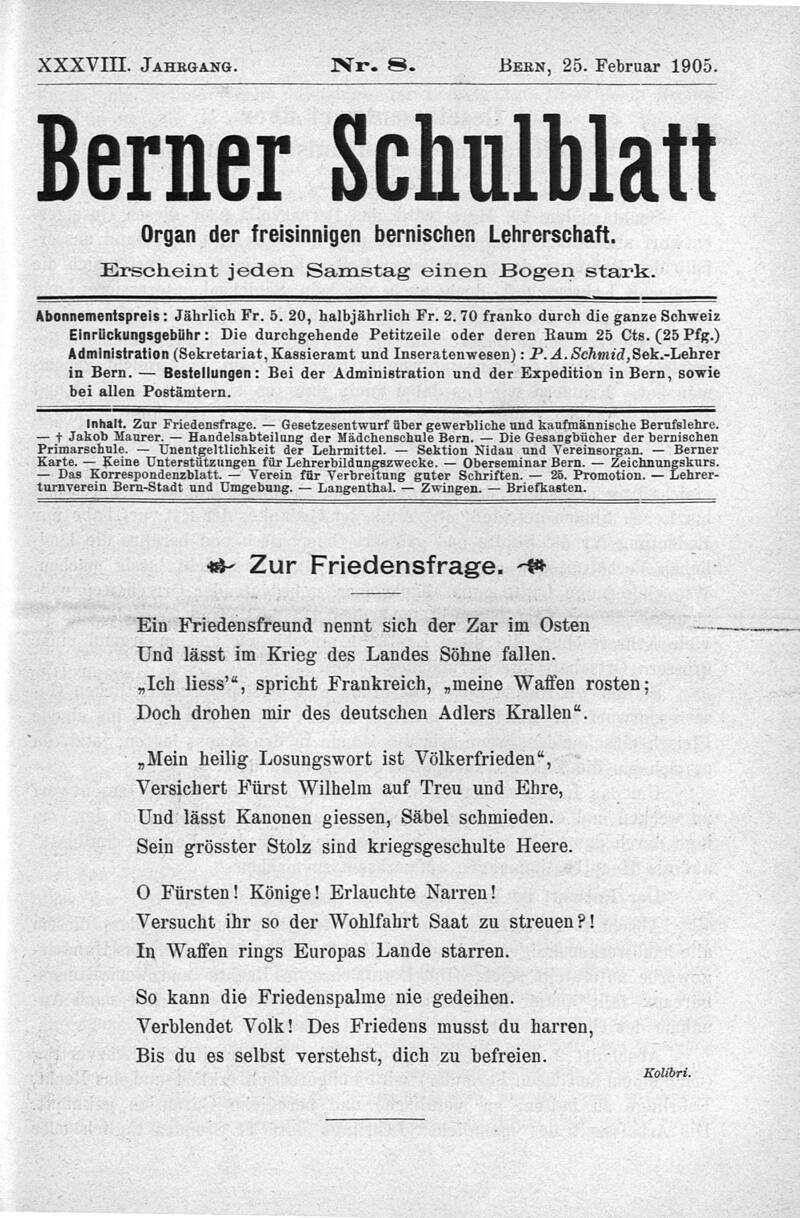 Buchumschlag - Heft 8