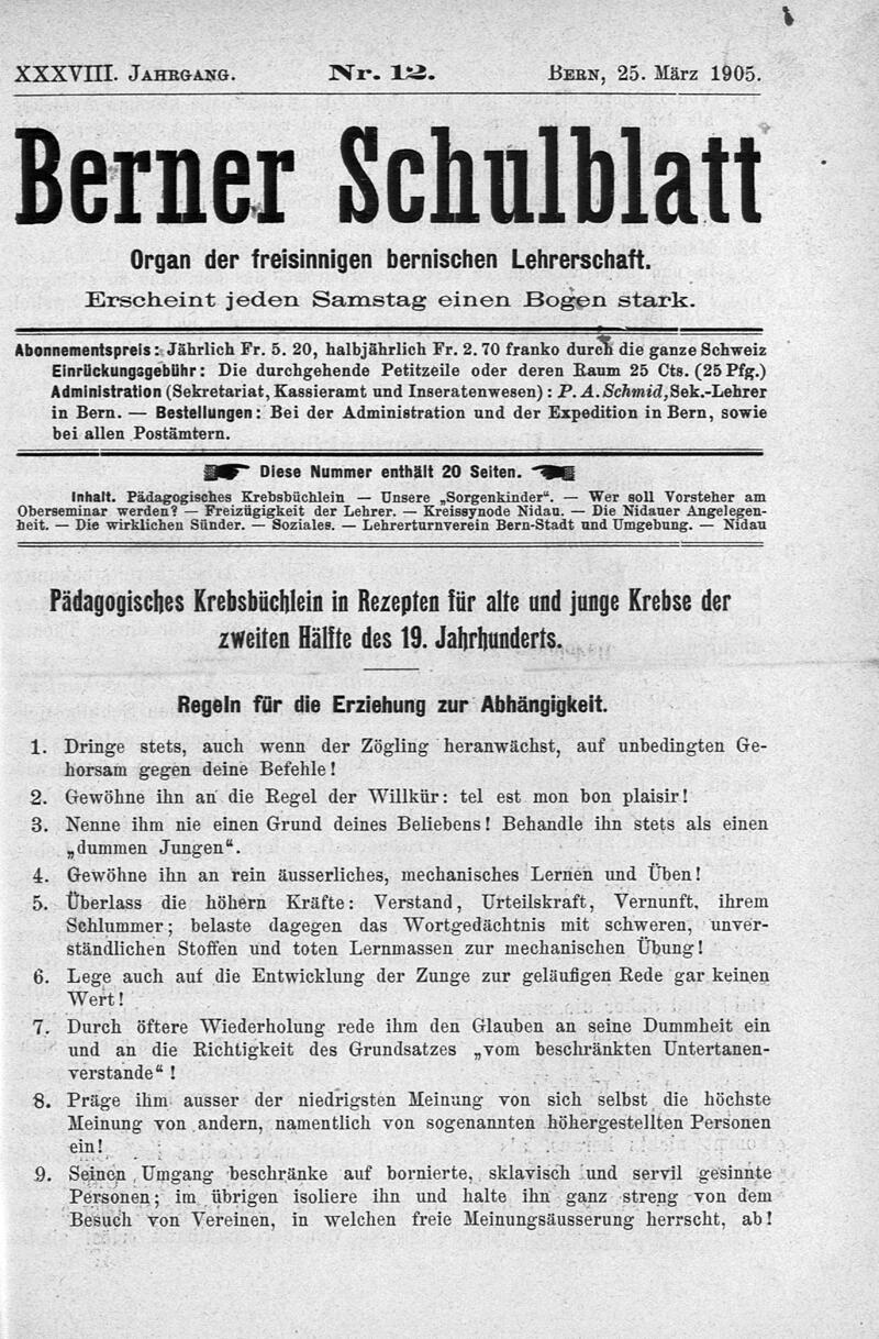 Buchumschlag - Heft 12
