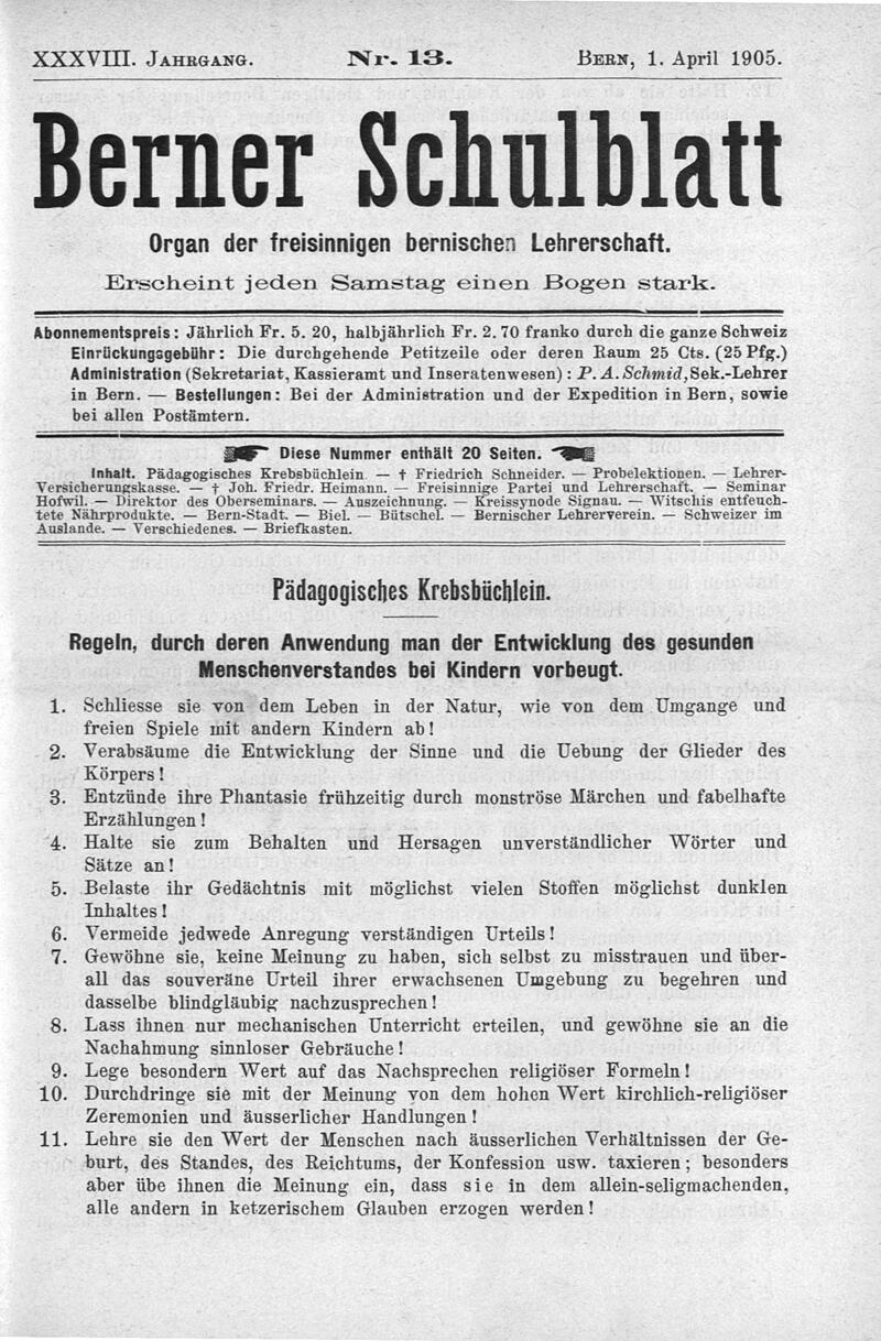 Buchumschlag - Heft 13