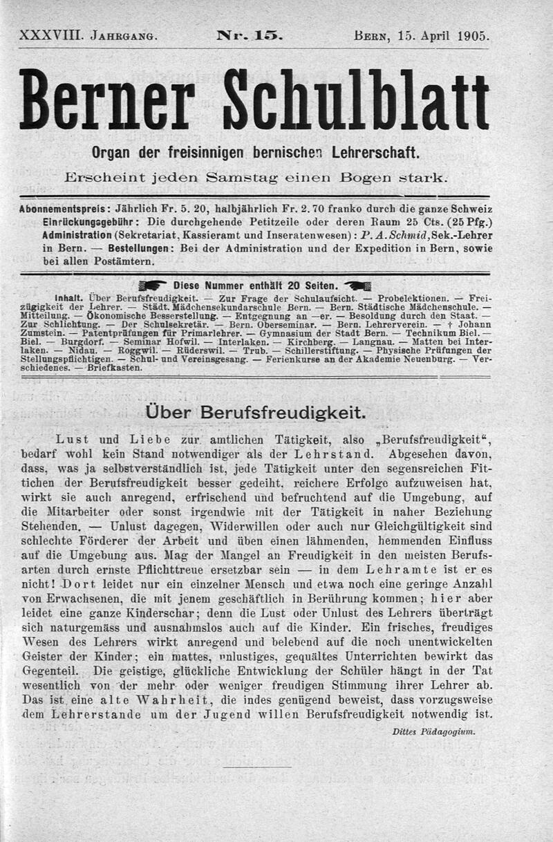 Buchumschlag - Heft 15