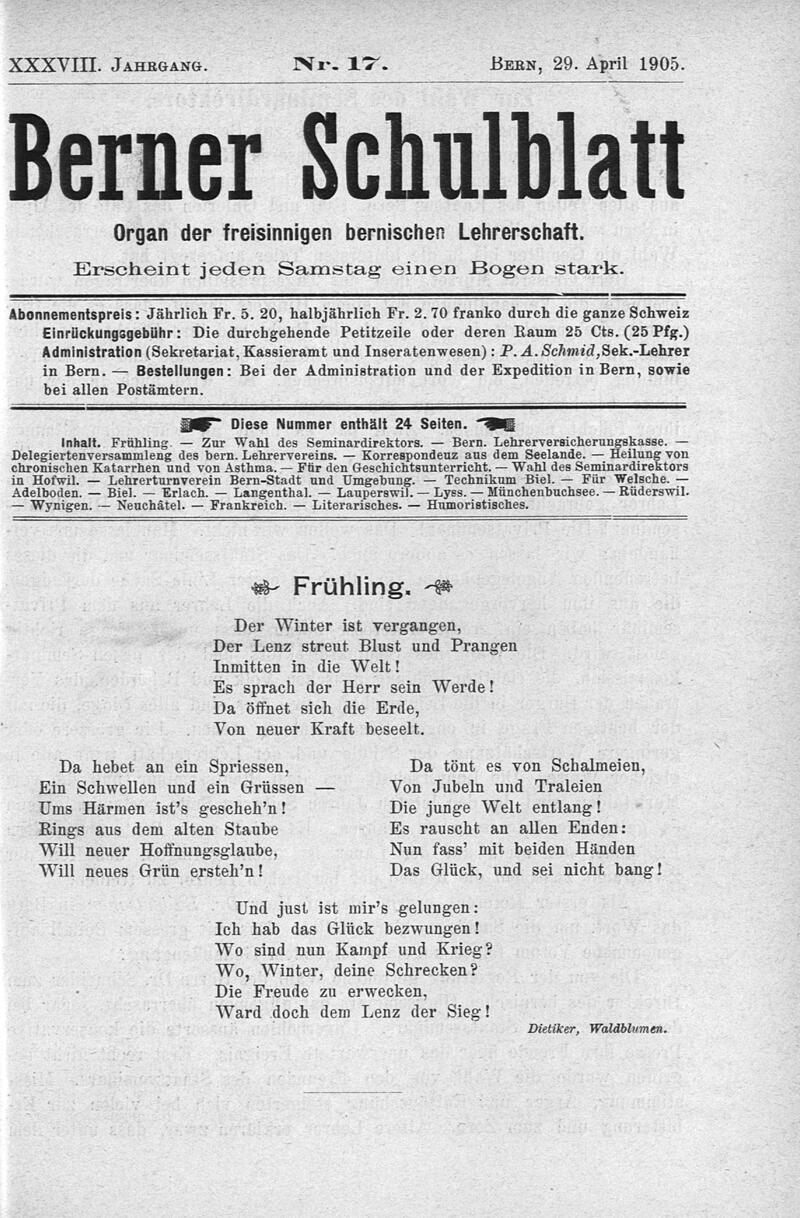 Buchumschlag - Heft 17