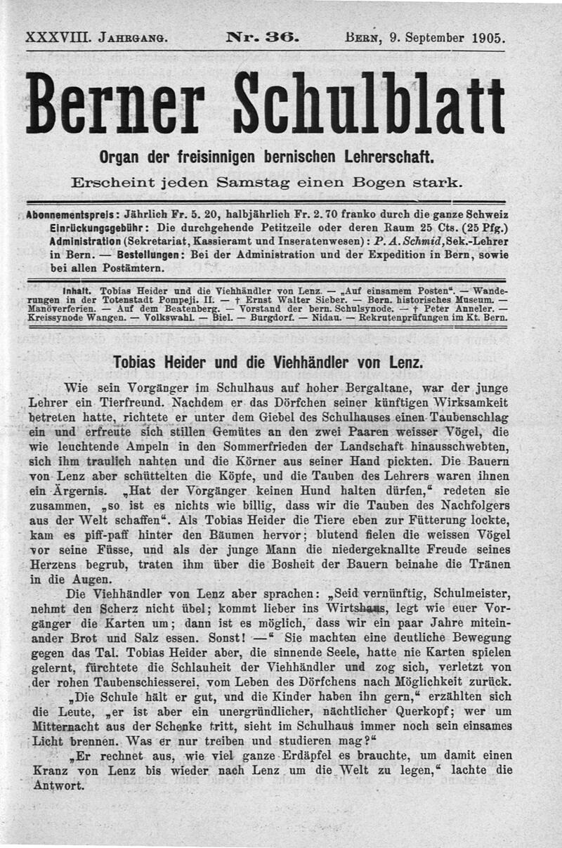 Buchumschlag - Heft 36