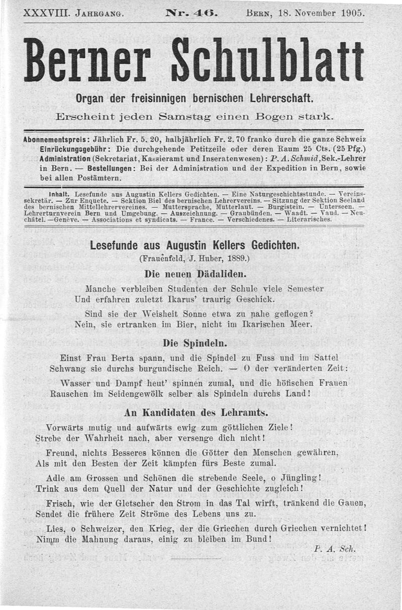 Buchumschlag - Heft 46